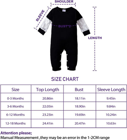 Baby Girl Romper Long Sleeve Footless Pajamas Solid Infant Girl One-Piece Jumpsuit Outfit Clothes