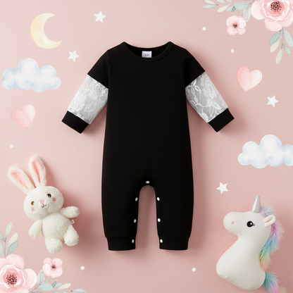 Baby Girl Long Sleeve Romper